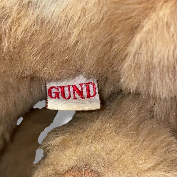 Vintage Gund Plush Dog Muttsy Suede Paws 1985 Golden Labrador Retriever Gift 20" - Picture 5 of 13